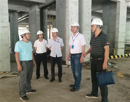 何勇率队到河池在全发国际程开展第三季度安全质量大检查