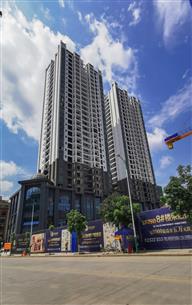 桂金分公司承建的河池市银泰王府?城市花园工程通过人防专项复验