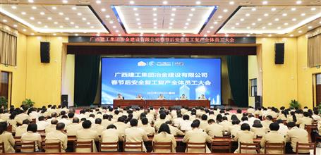冶建公司召开春节后安全复工复产全体员工大会